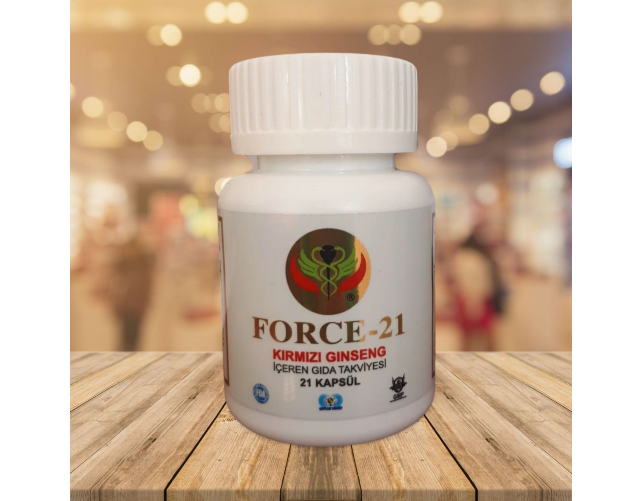 Force-21 Kırmızı Ginseng İçeren Takviye Edici Gıda (21 Kapsül)